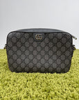 Borsa a tracolla Ophidia Gucci Monogram Verde