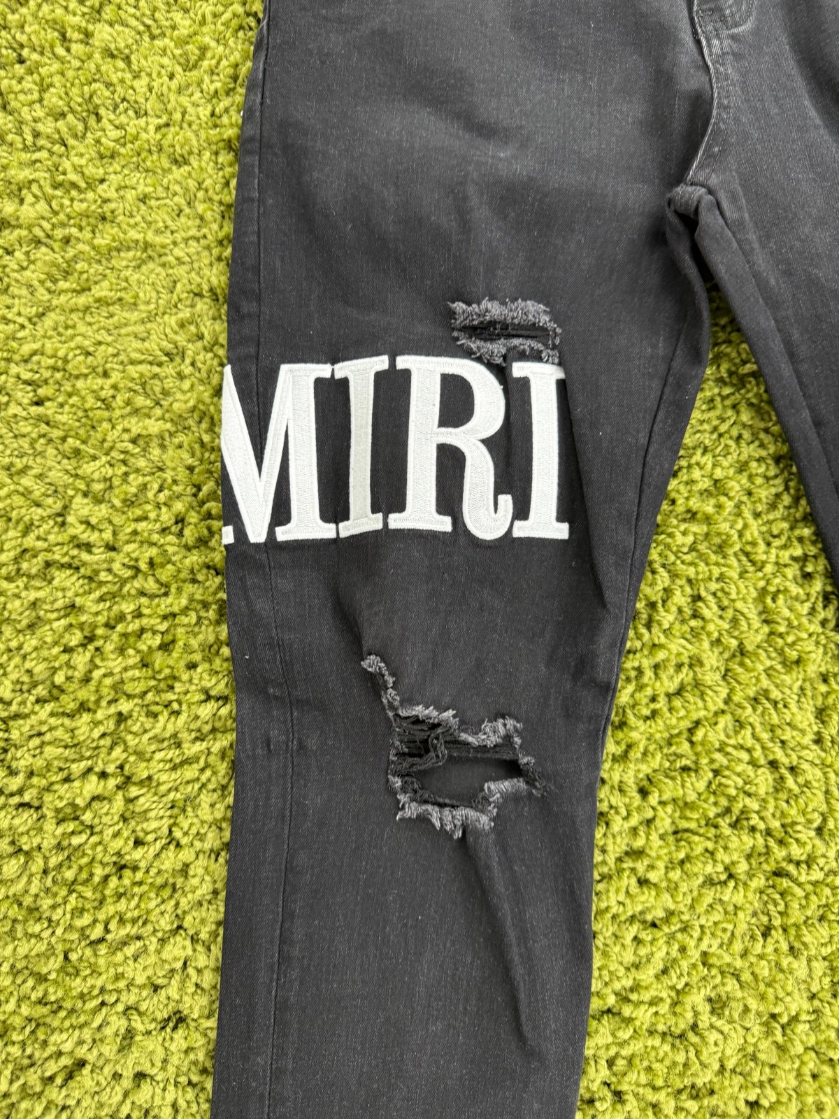 Jeans Amiri Nero 34 - Second Hand Di Fiore