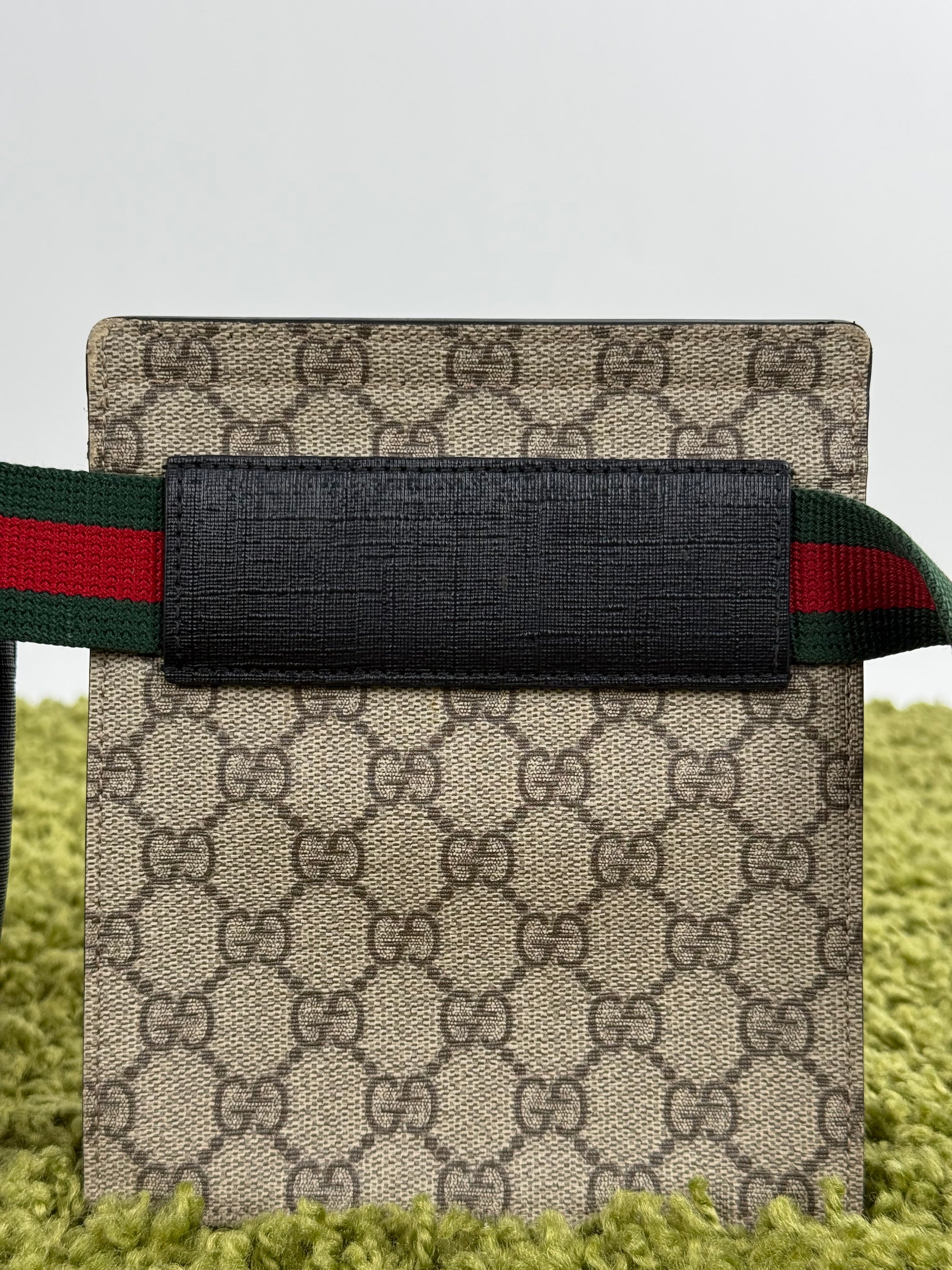 Gucci Double Belt Bag Beige