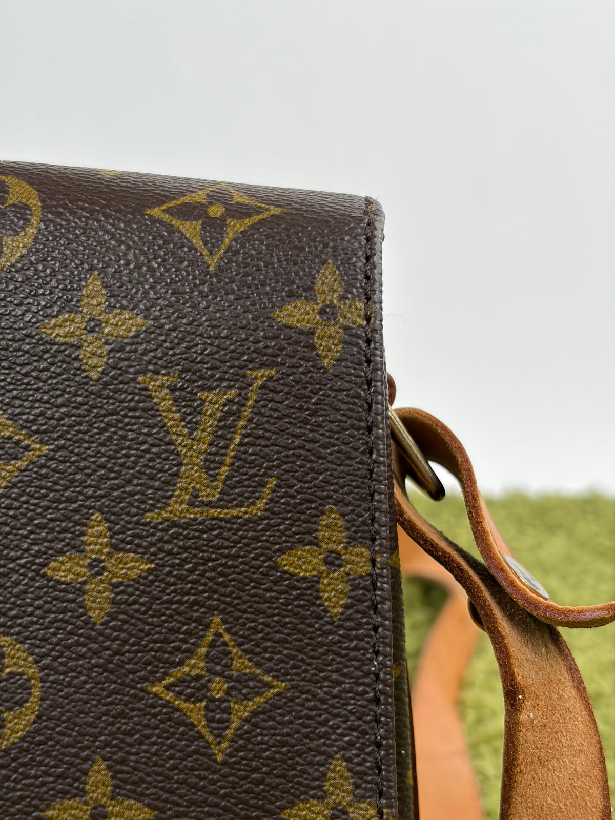 Borsa a tracolla Louis Vuitton Cartouchière Marrone