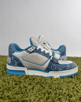 Louis Vuitton Trainer in denim Azzurro 8.5