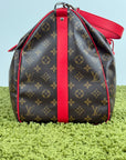Keepall Bandoulière 45 Louis Vuitton Marrone Rosso