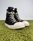 Rick Owens Ramones DRKSHDW in pelle Nero 43