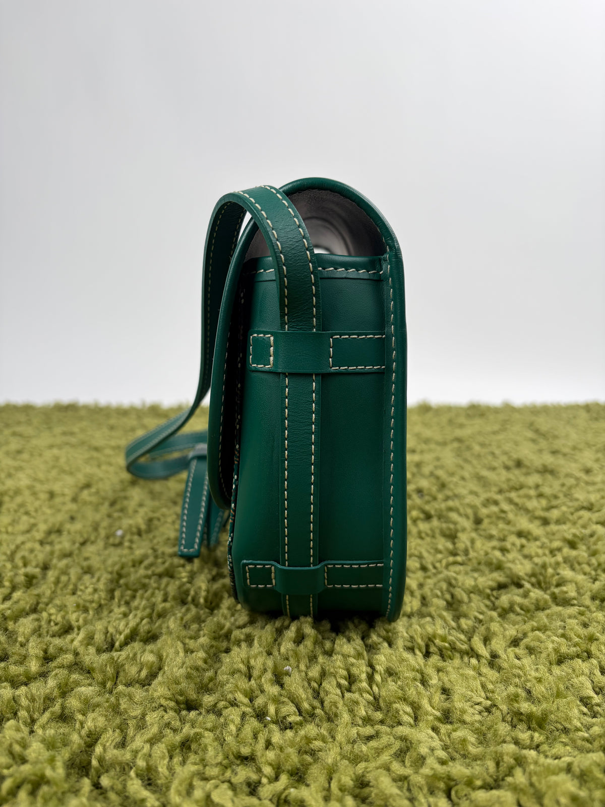 Borsa Goyard Belvedere PM in tela Goyardine Verde