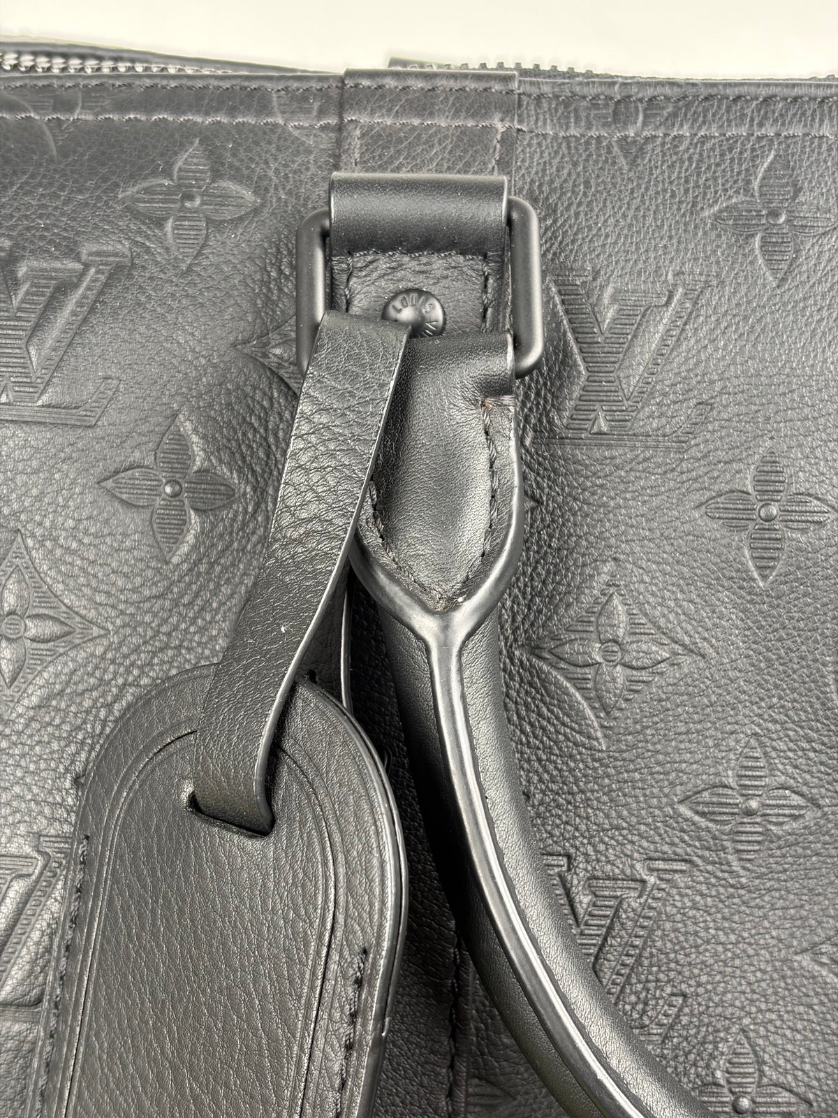 Borsone keepall Louis Vuitton Bandoulière 50 Nera