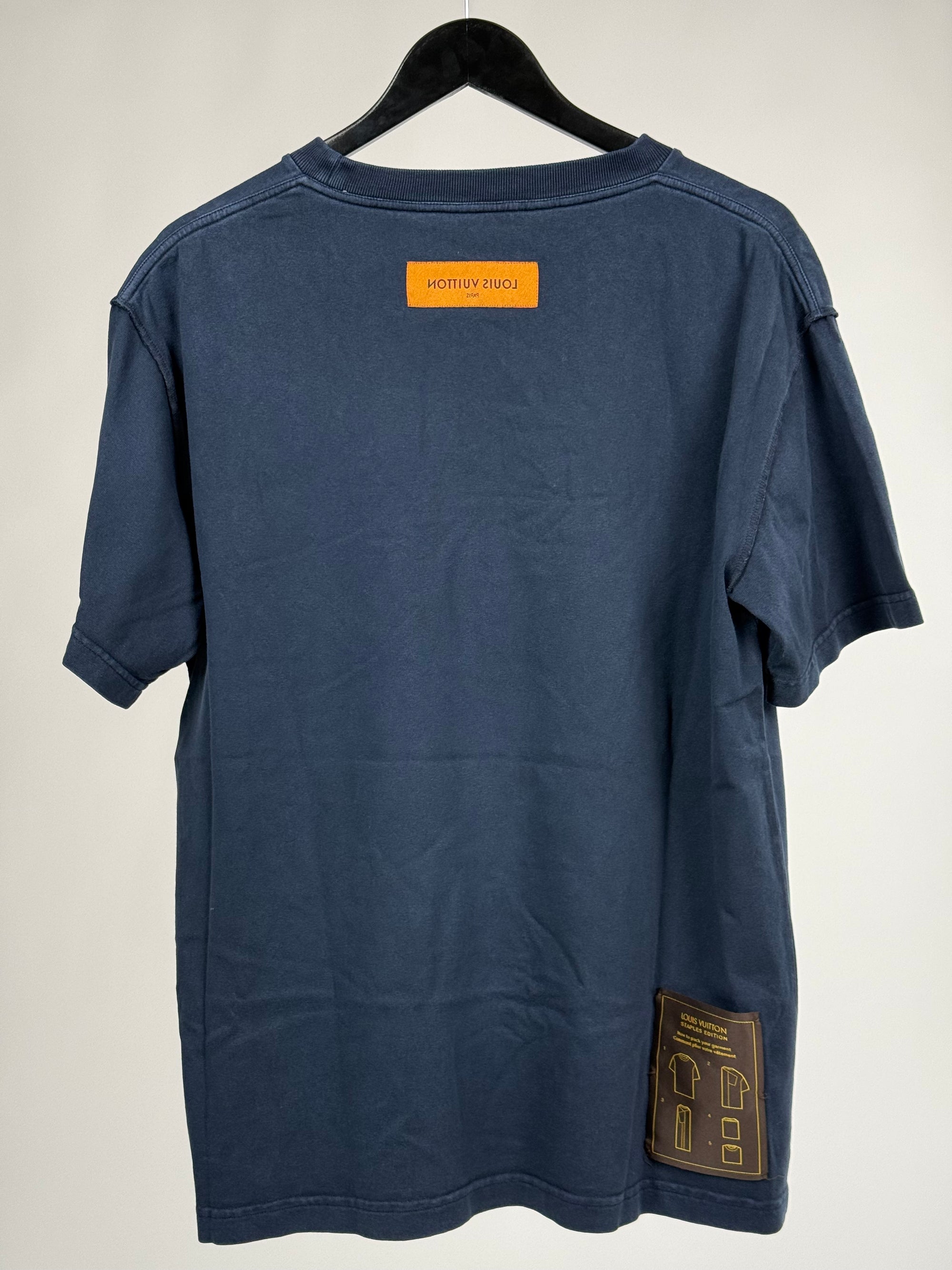 T shirt Louis Vuitton Size L blu