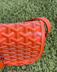 Borsa Goyard Belvedere PM in tela Goyardine Arancione