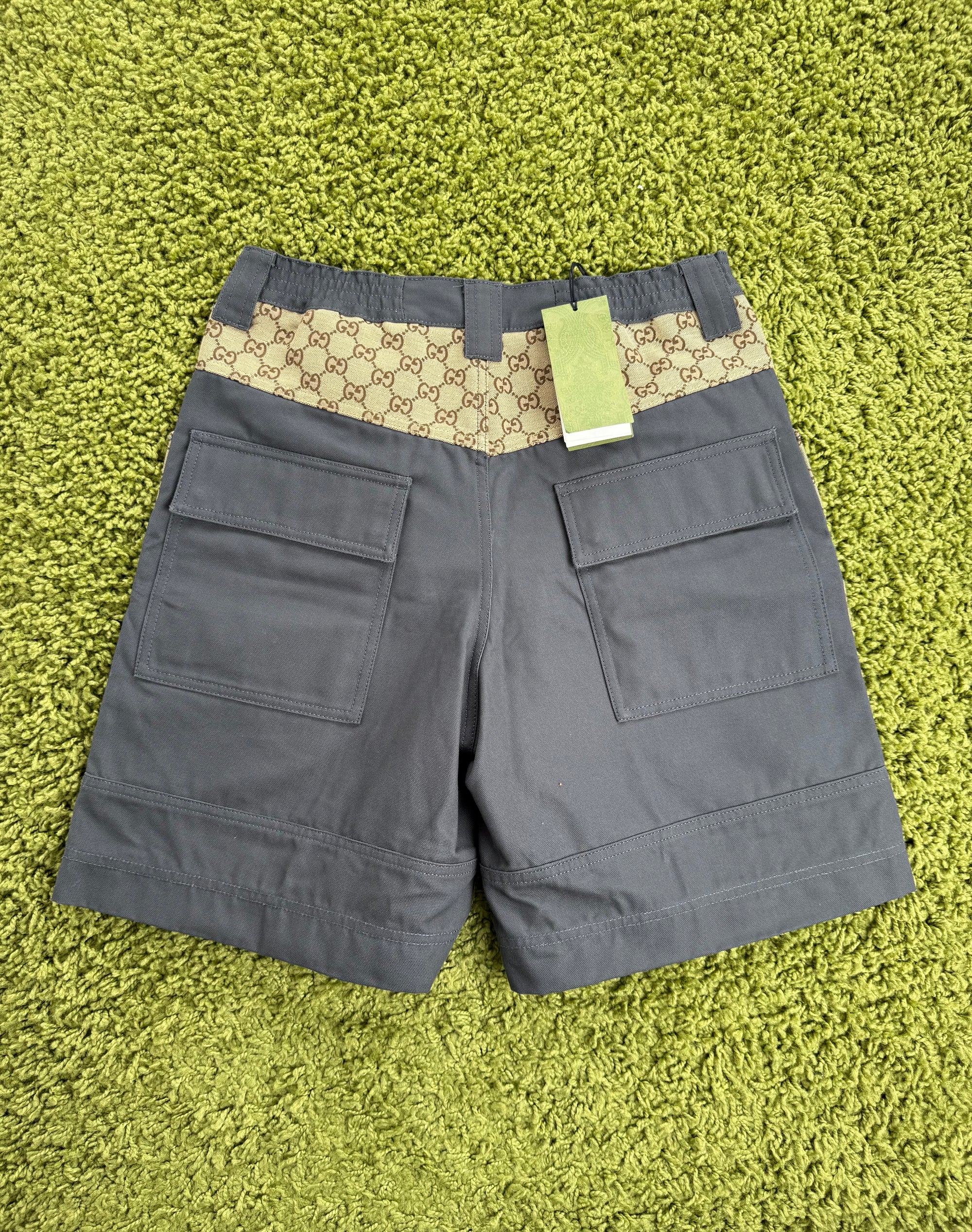 Pantaloncino Canvas Cargo Gucci Grigio 46