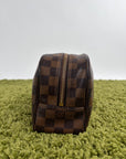 Beauty Case Louis Vuitton in tela Damier Marrone