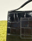 Borsa Jacquemus La grande Bambino Coccodrillo Nero