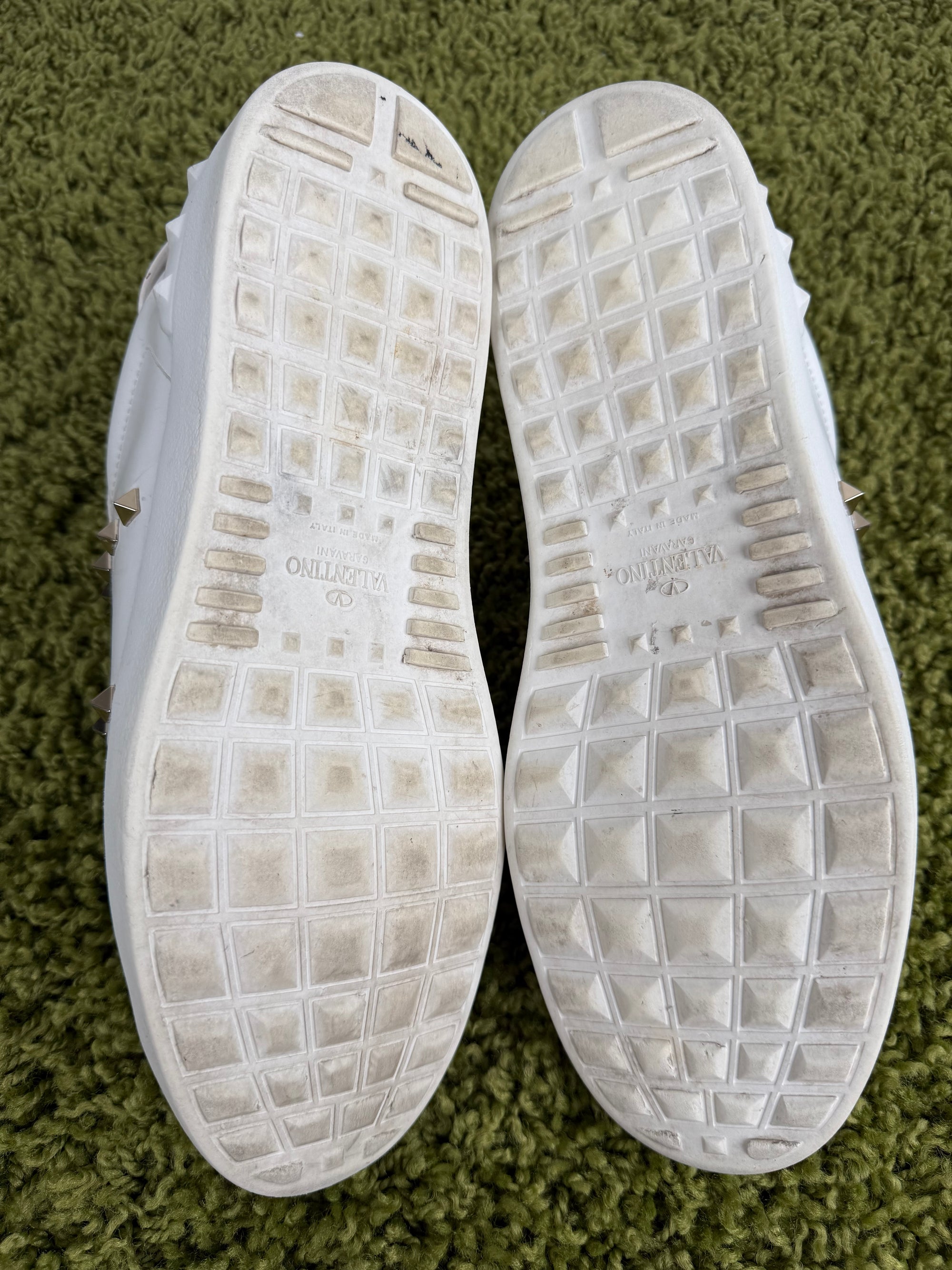 Valentino Rockstud Sneaker Bianca 45