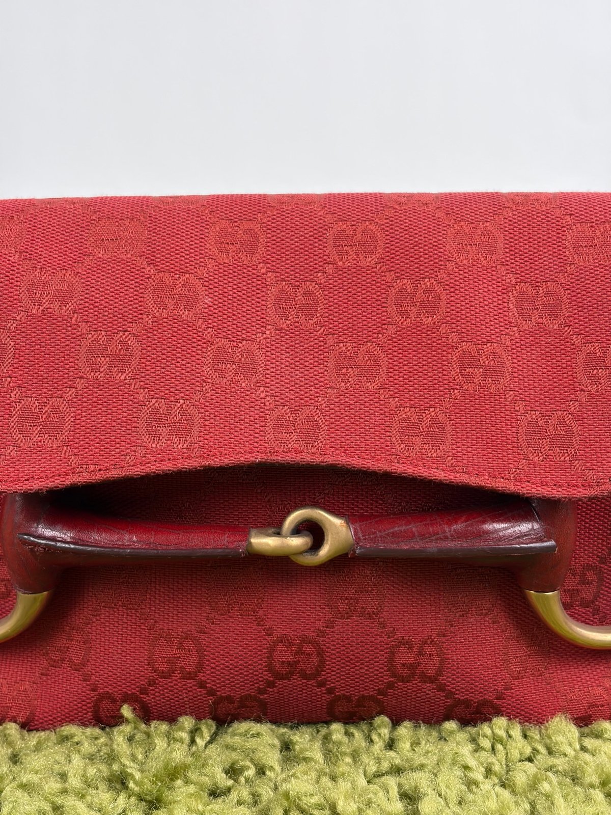 Borsa Gucci Horsebit Chain Rossa - Second Hand Di Fiore