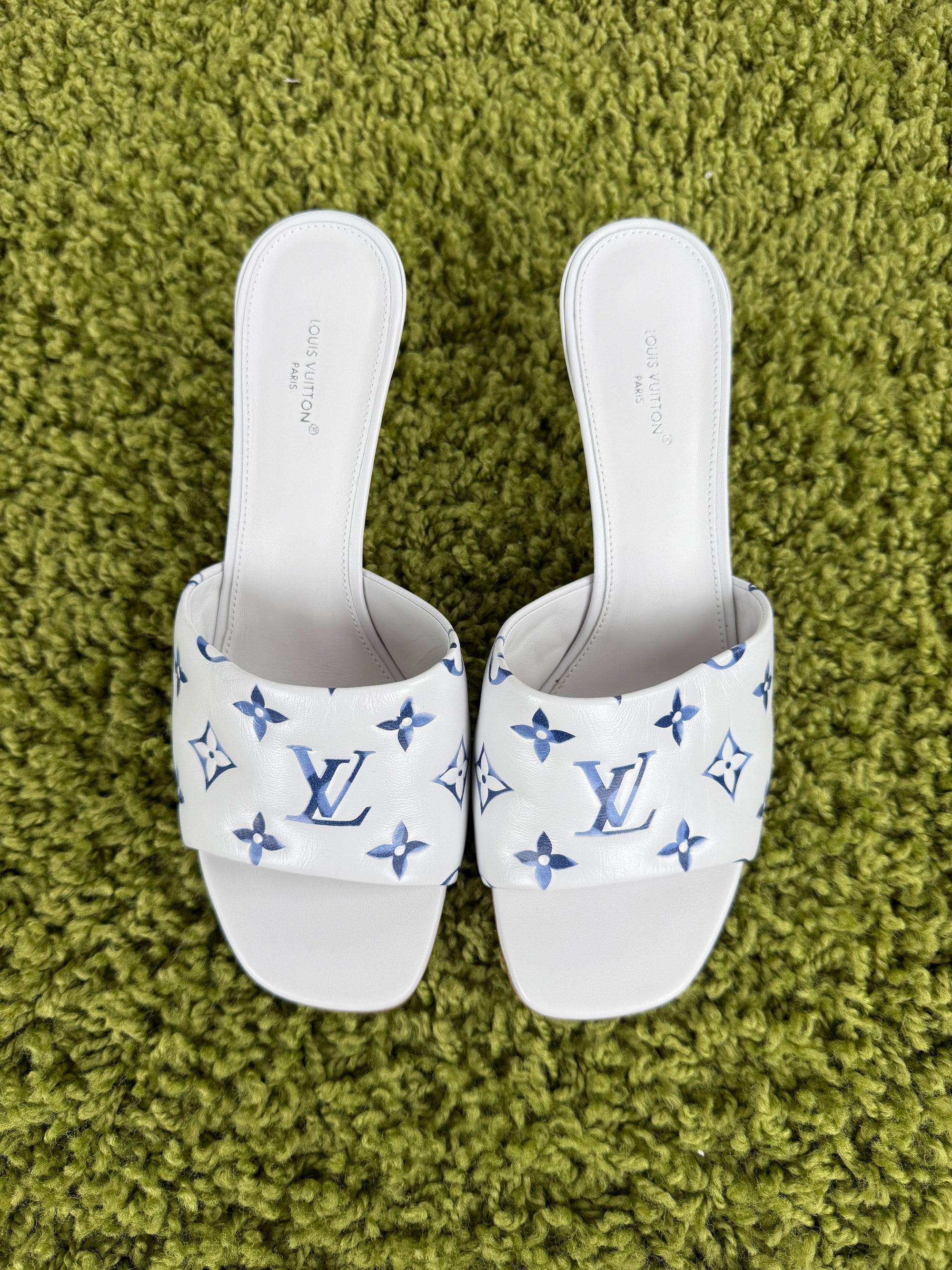 Mule 6am Louis Vuitton Bianco Azzurro 39