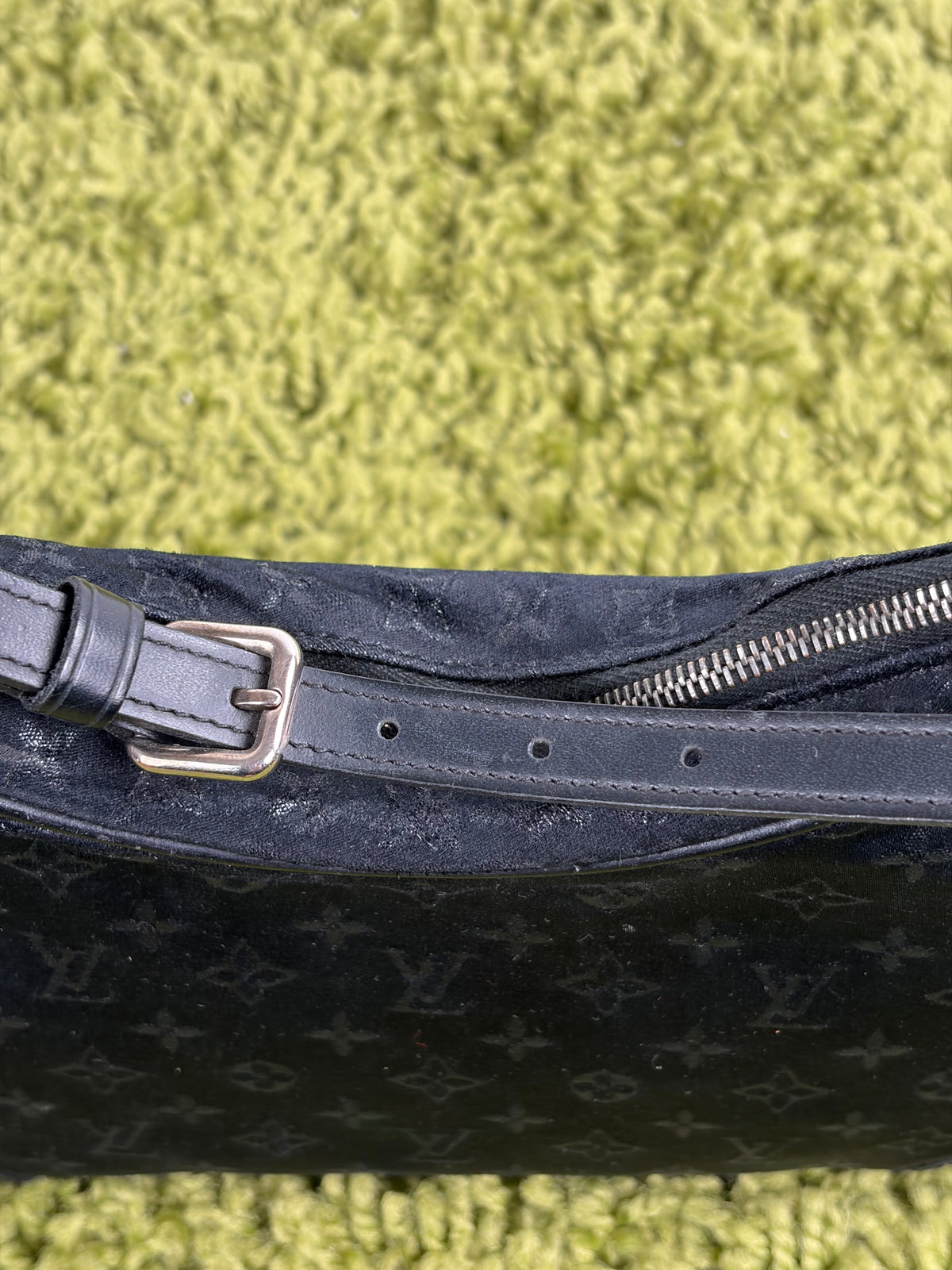 Borsa Louis Vuitton Satin Mini Boulogne Nera