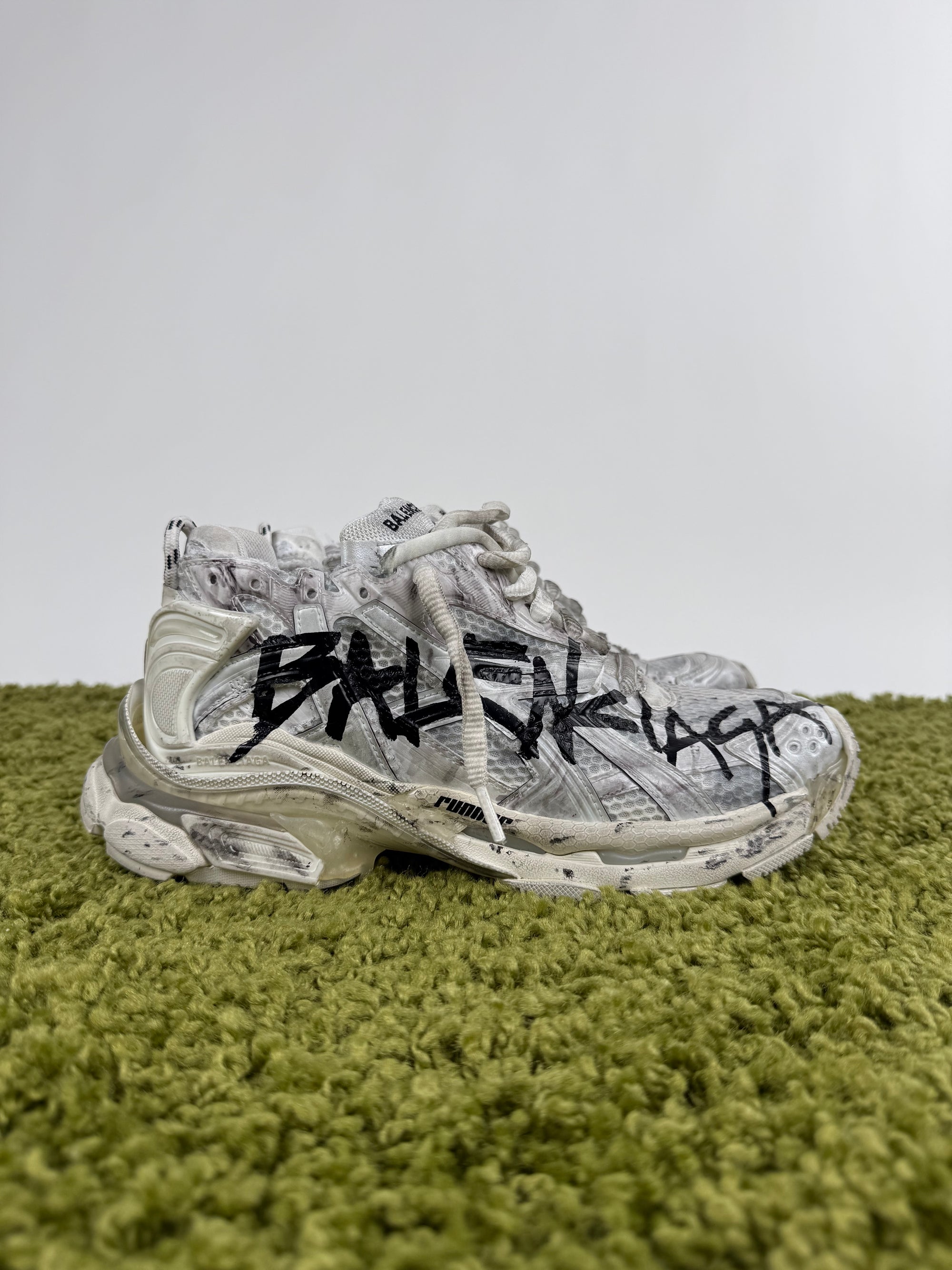 Balenciaga Runner Graffiti Grigie 41