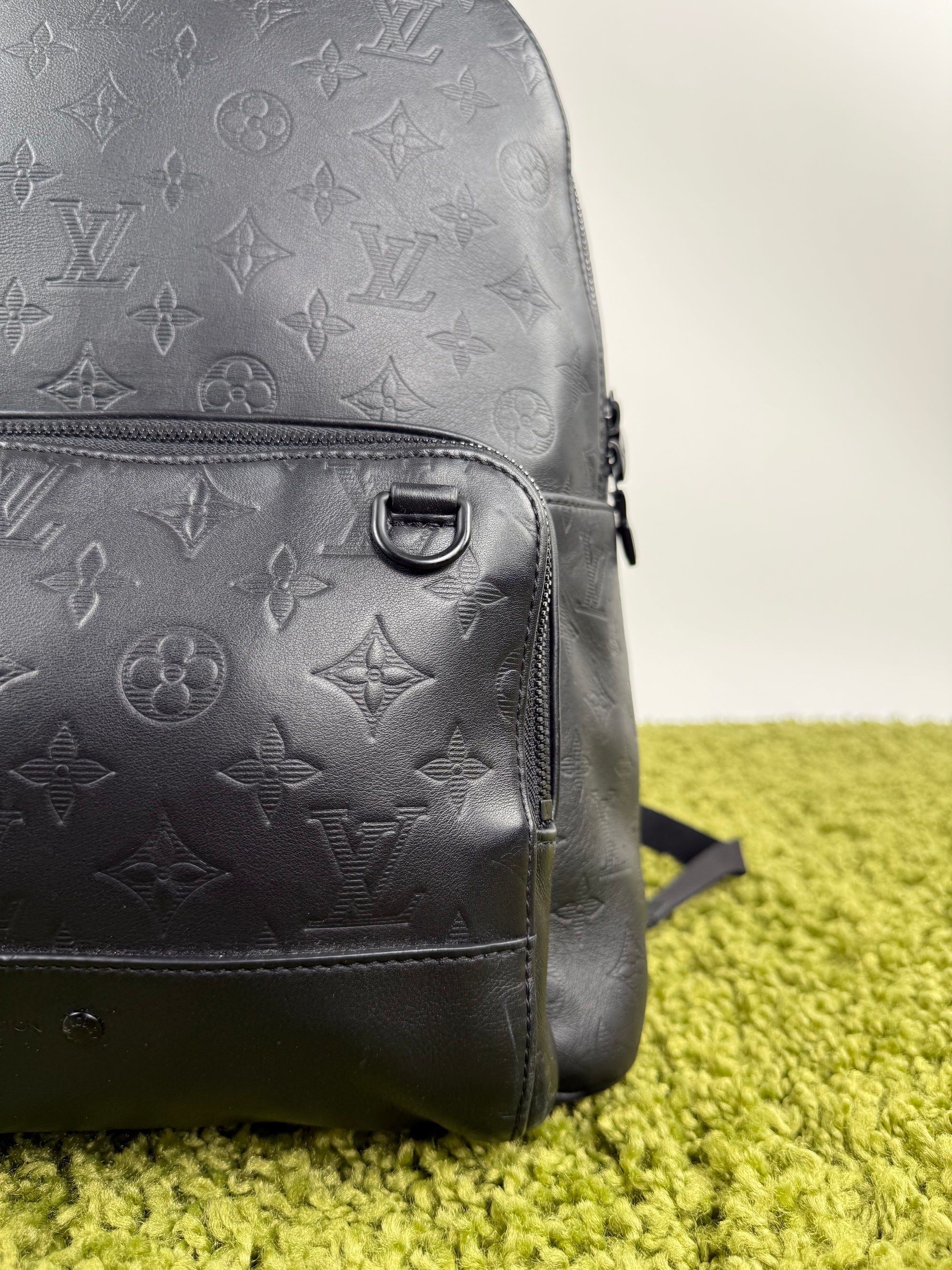 Zaino Louis Vuitton Racer in pelle Nera Monogram