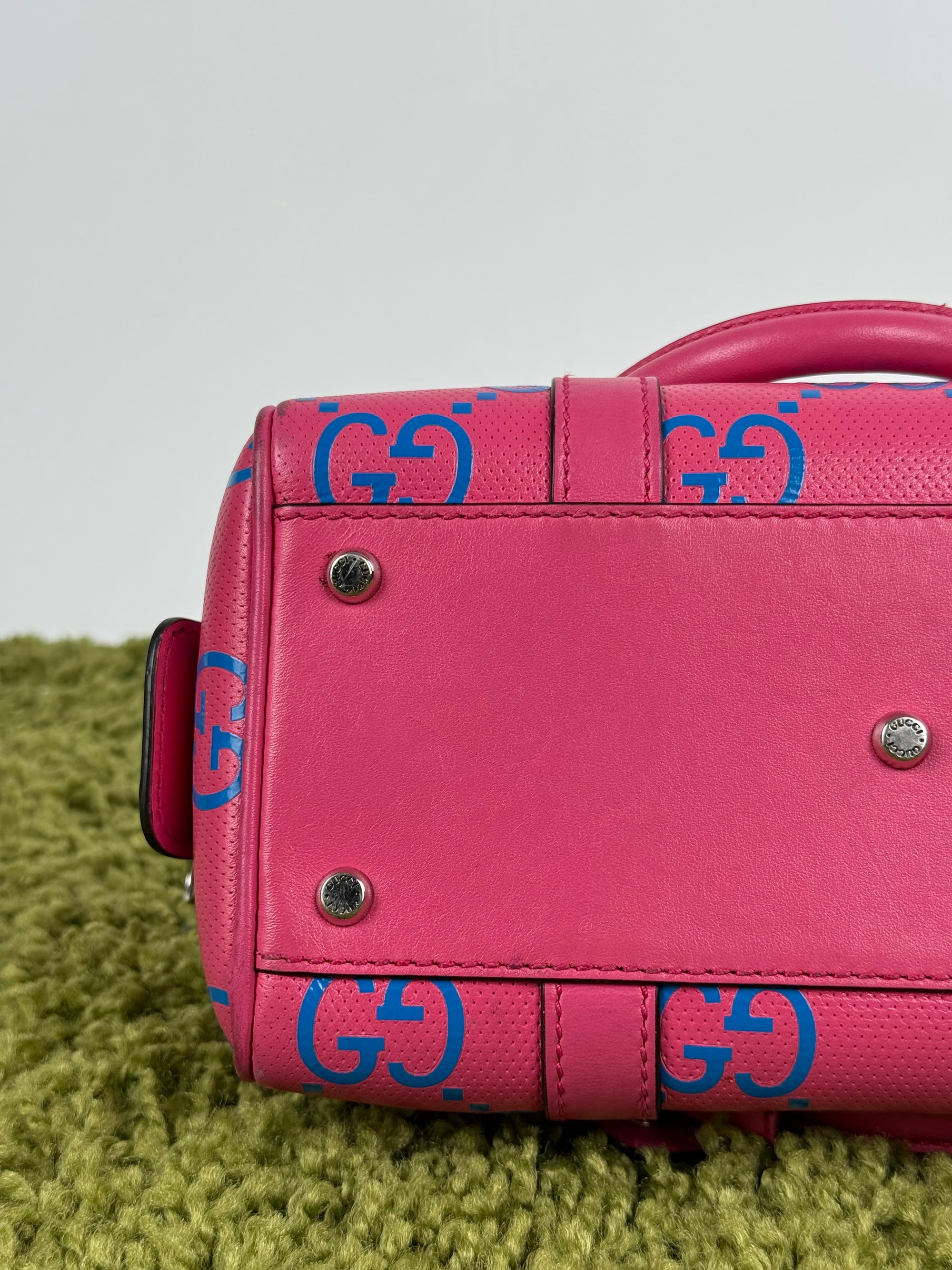 Borsa Boston Gucci Rosa Multicolor