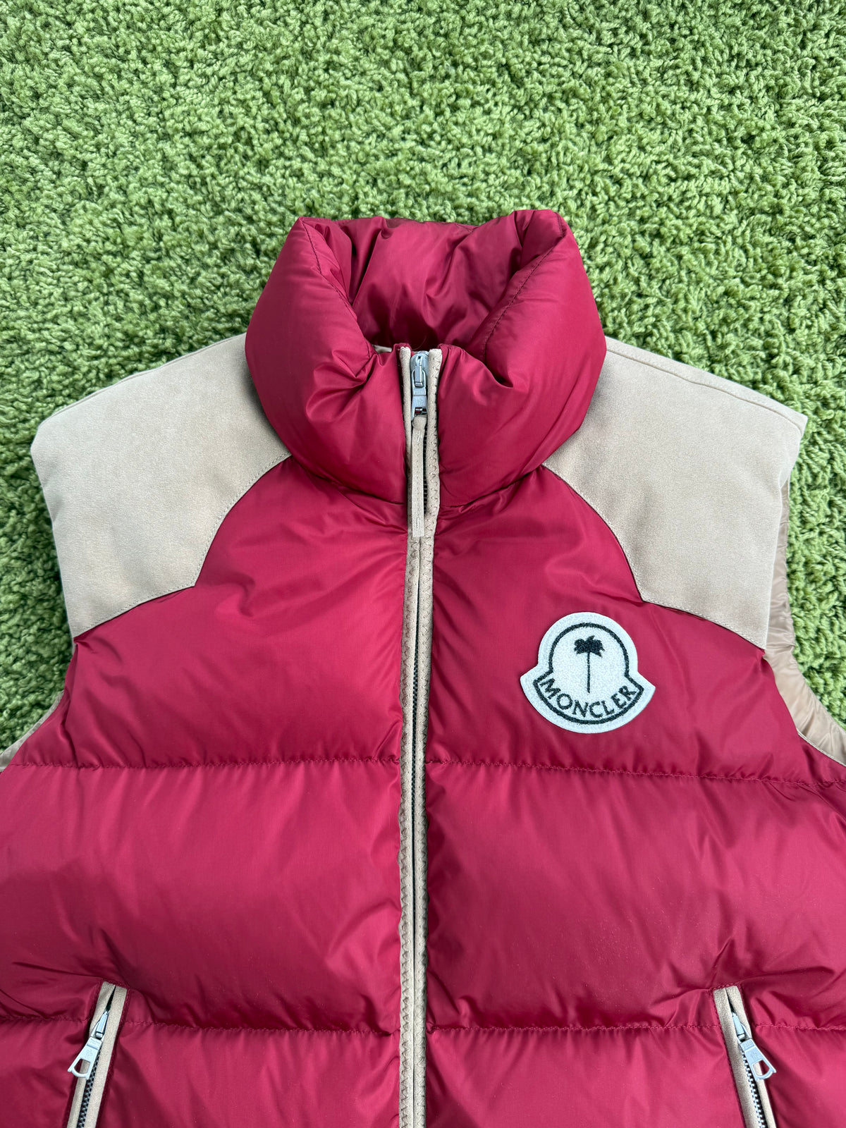 Smanicato Moncler Kamakou Moncler Genius X Palm Angels Rosso 3