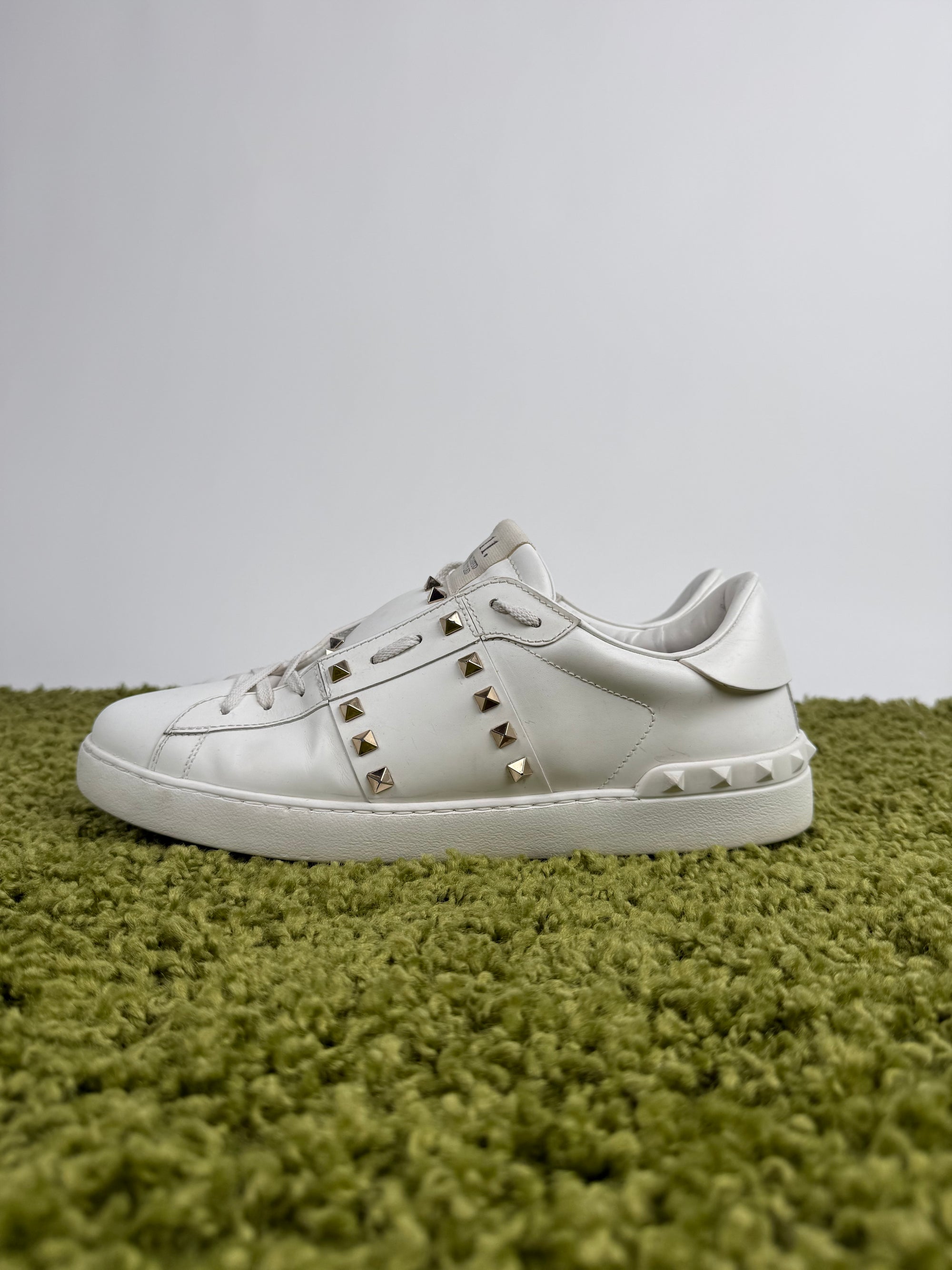 Valentino Rockstud Sneaker Bianca 45