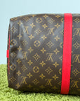 Keepall Bandoulière 45 Louis Vuitton Marrone Rosso