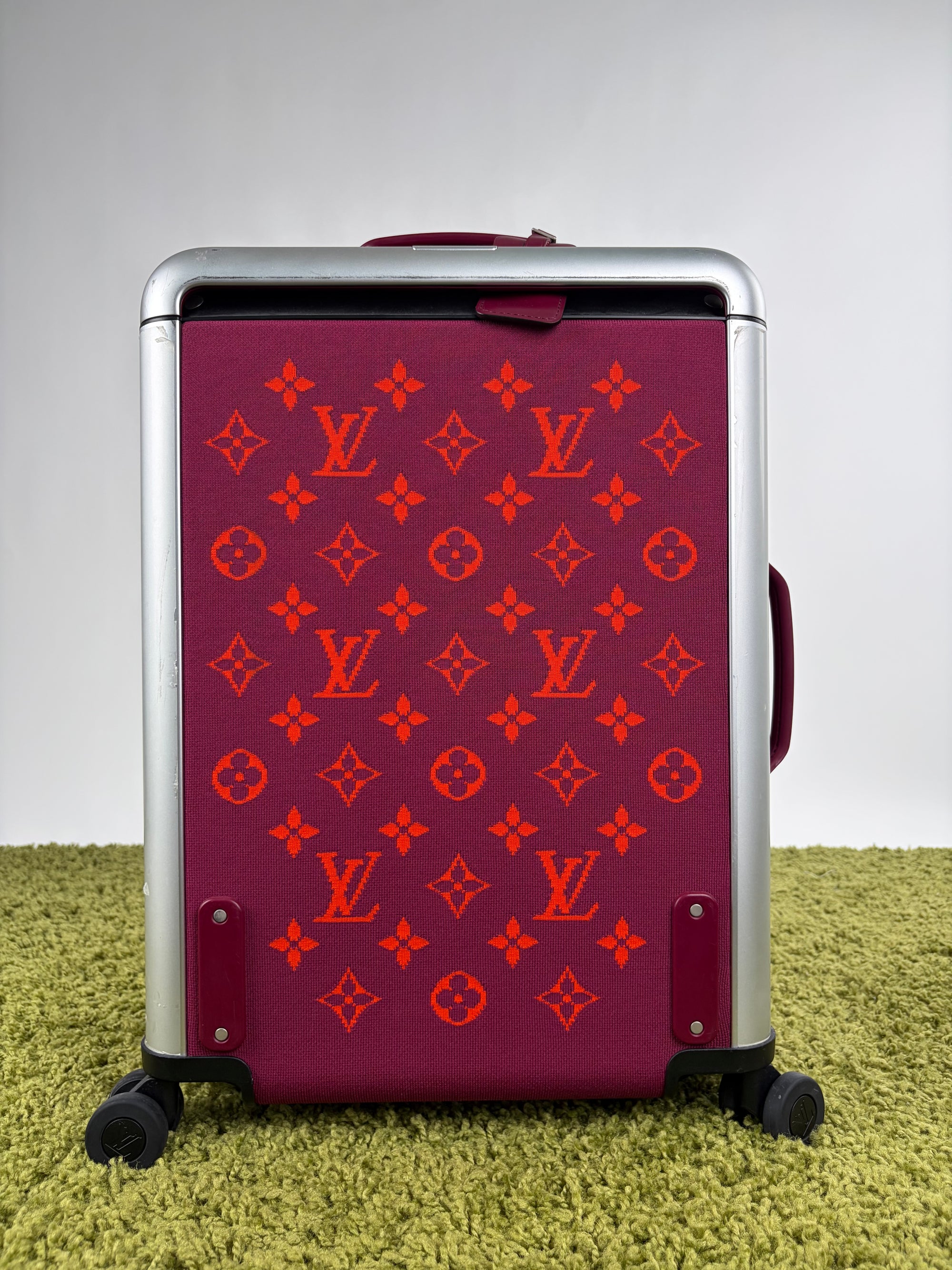Trolley louis vuitton horizon 55 fucsia e arancione