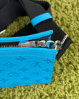 Mini Borsa a tracolla Louis Vuitton Gaston Azzurra
