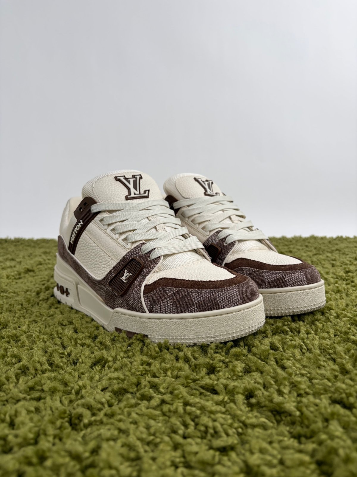 Louis Vuitton Trainer Marrone 6 - Second Hand Di Fiore