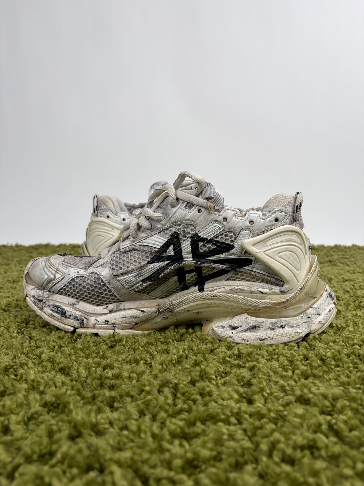 Balenciaga Runner Graffiti Grigio 40