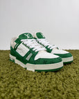 Louis Vuitton Trainer In Denim Verde 8