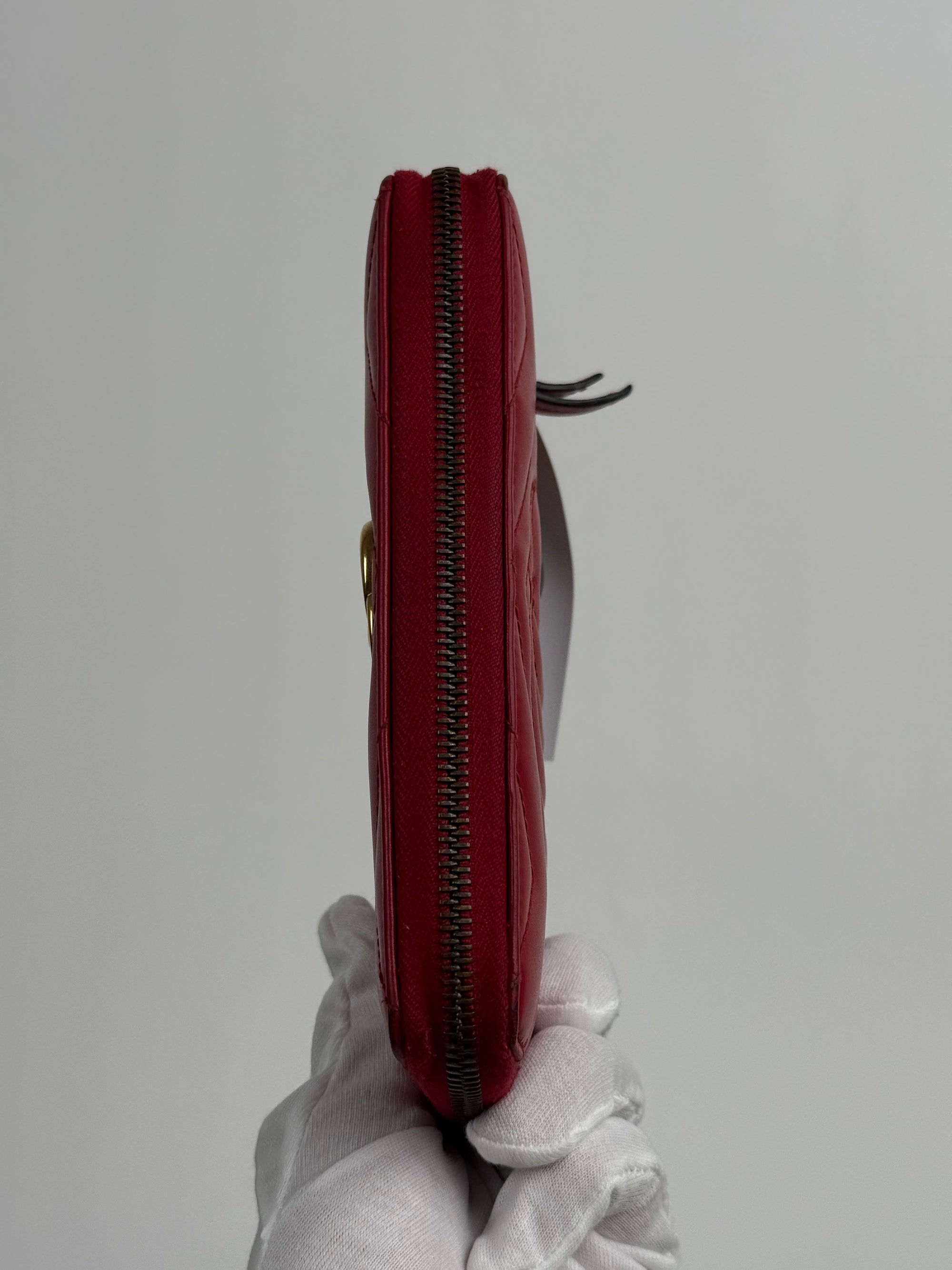 Portafoglio Gucci Marmont Rosso