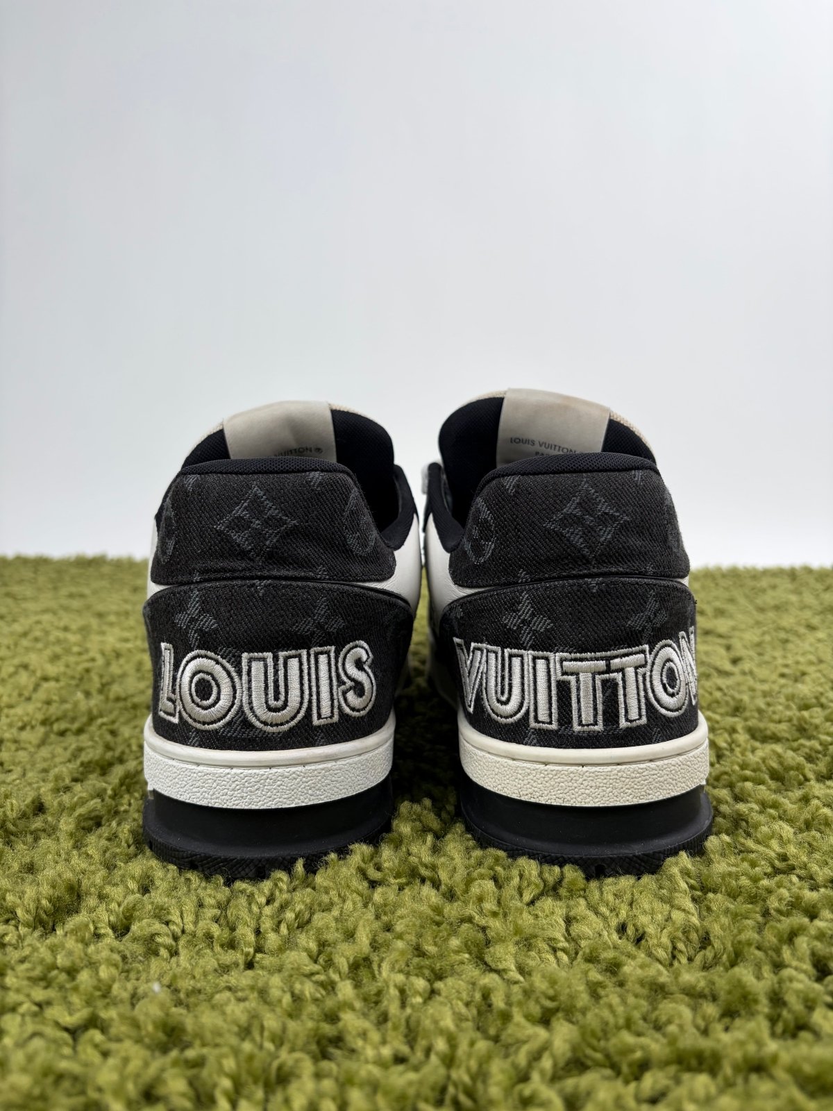 Louis Vuitton Trainer Denim Nera 7 - Second Hand Di Fiore