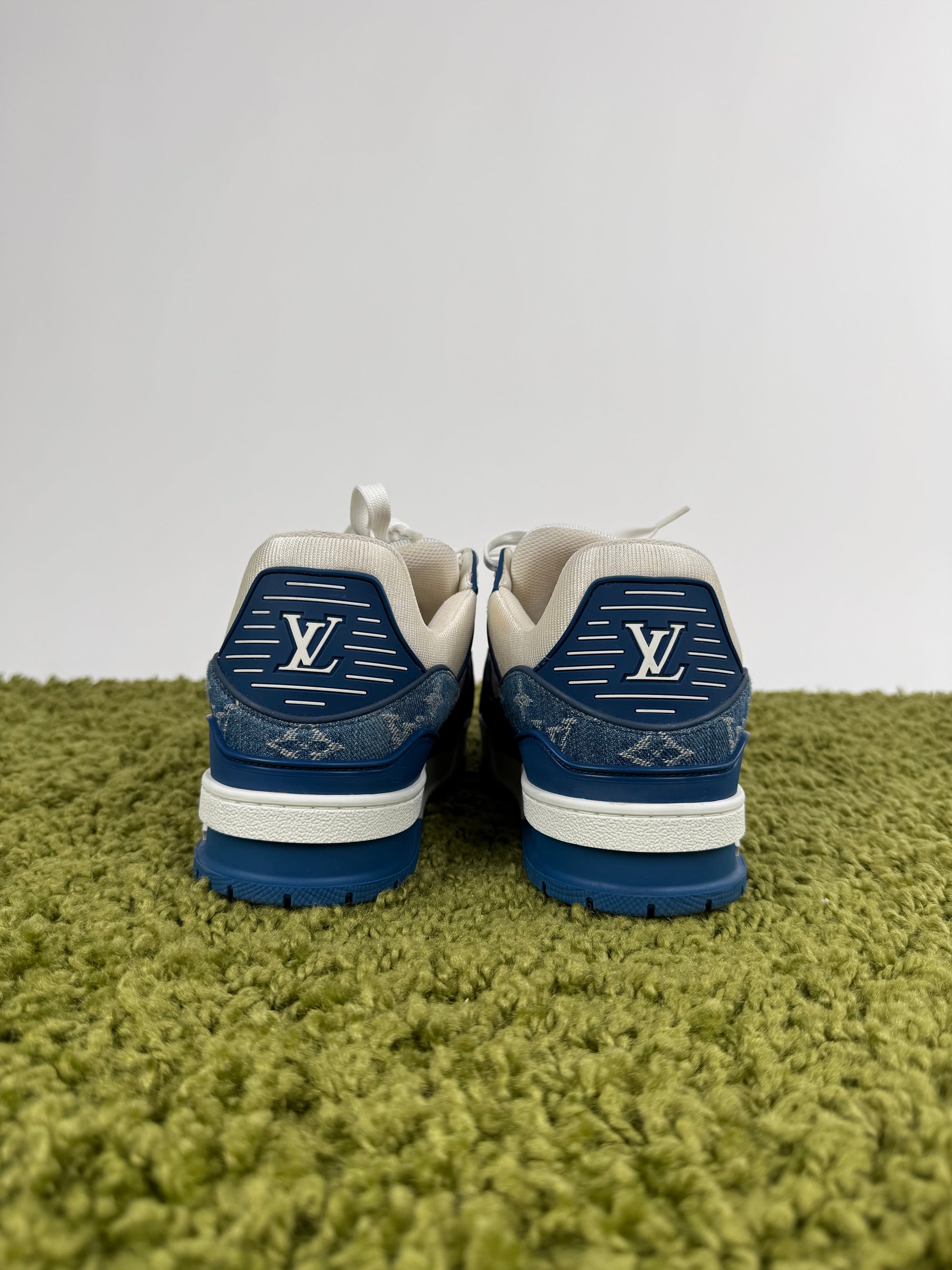 Louis Vuitton Trainer Denim Blu 6