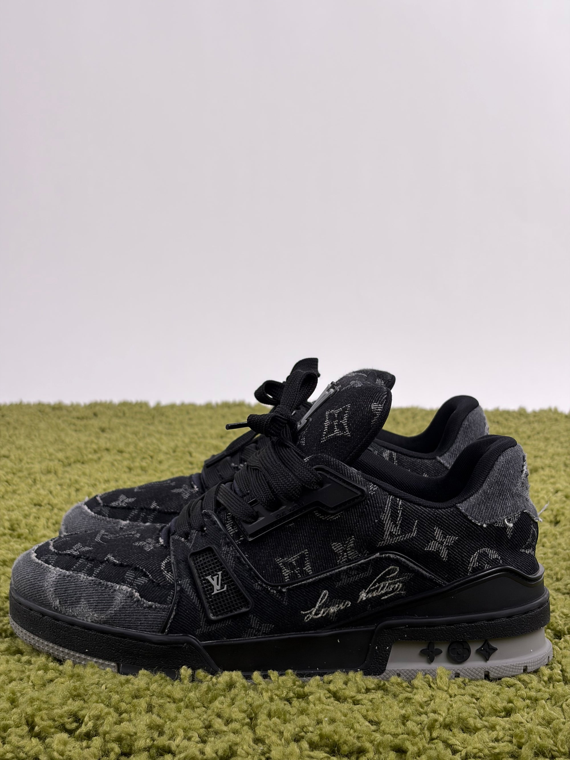 Louis vuitton Trainer Size 6.5=40.5 calza 41.5 nera