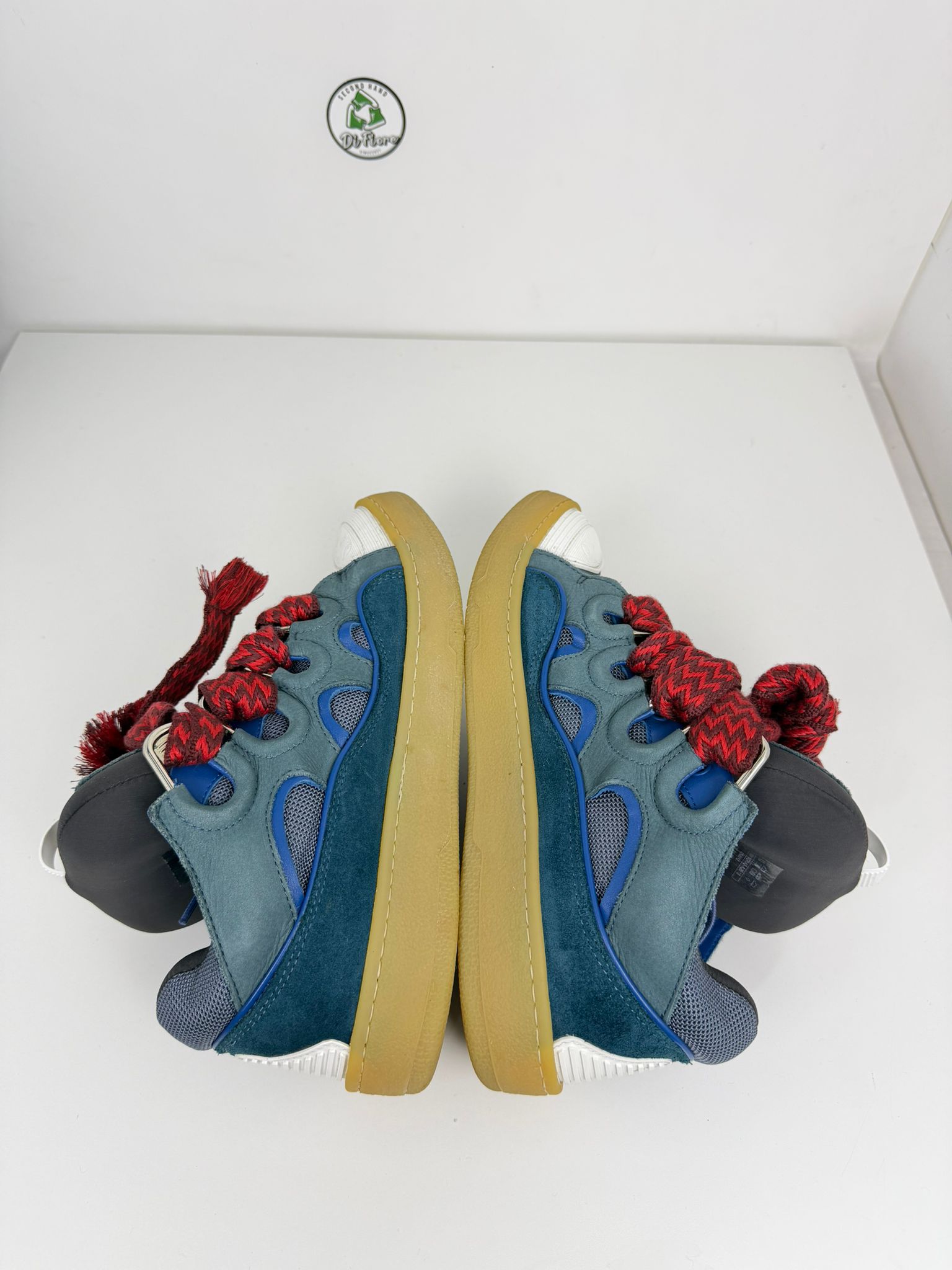 lanvin crub Size 41 blu e bianca