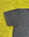 T-Shirt Christian Dior Blu Navy in jacquard oblique S