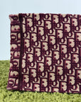 Borsa Tote Book in Tela Christian Dior Bordeaux