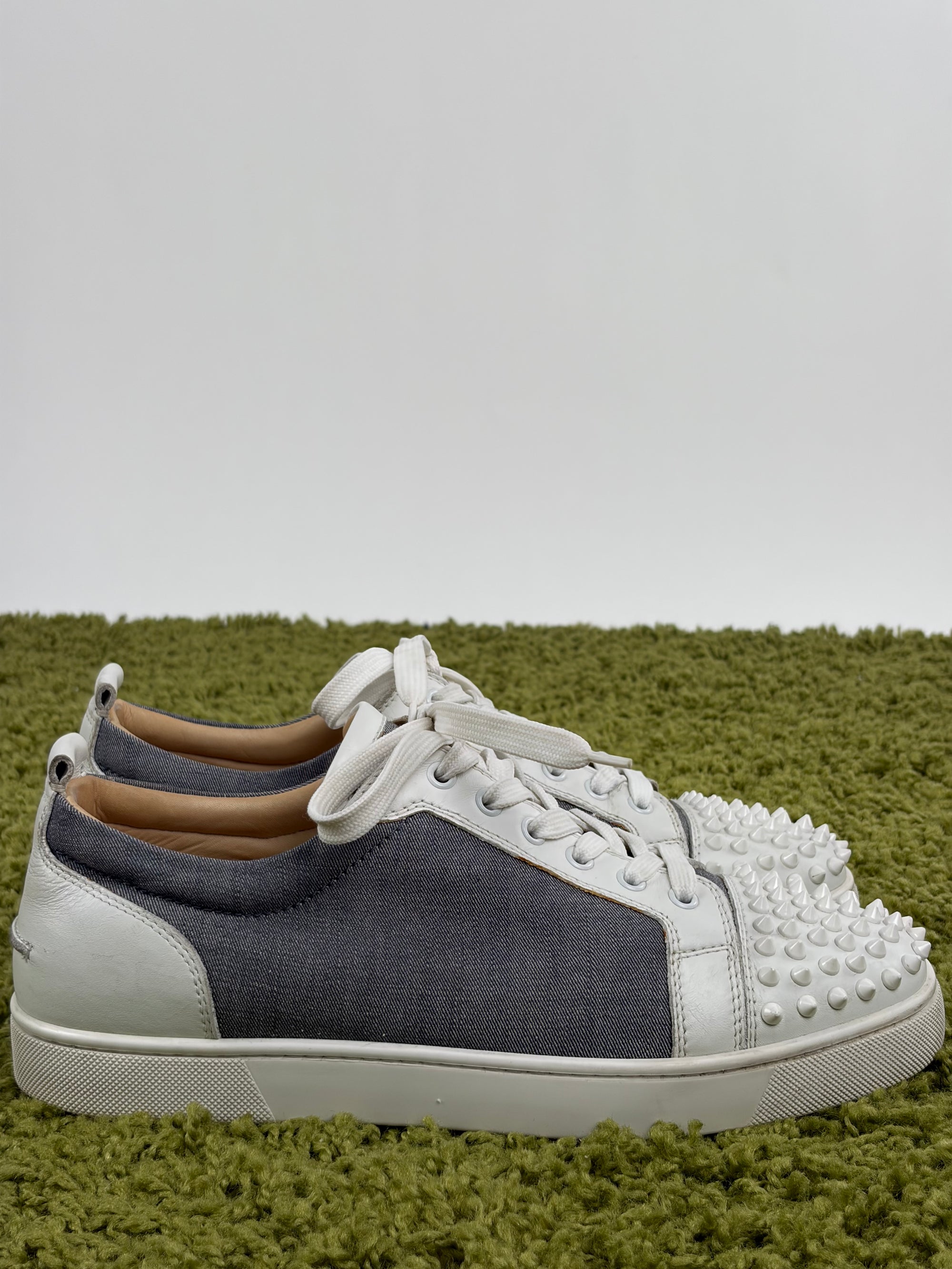Louboutin Size 43 bianche e blu