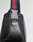Marsupio soft supreme web strap Gucci Nero