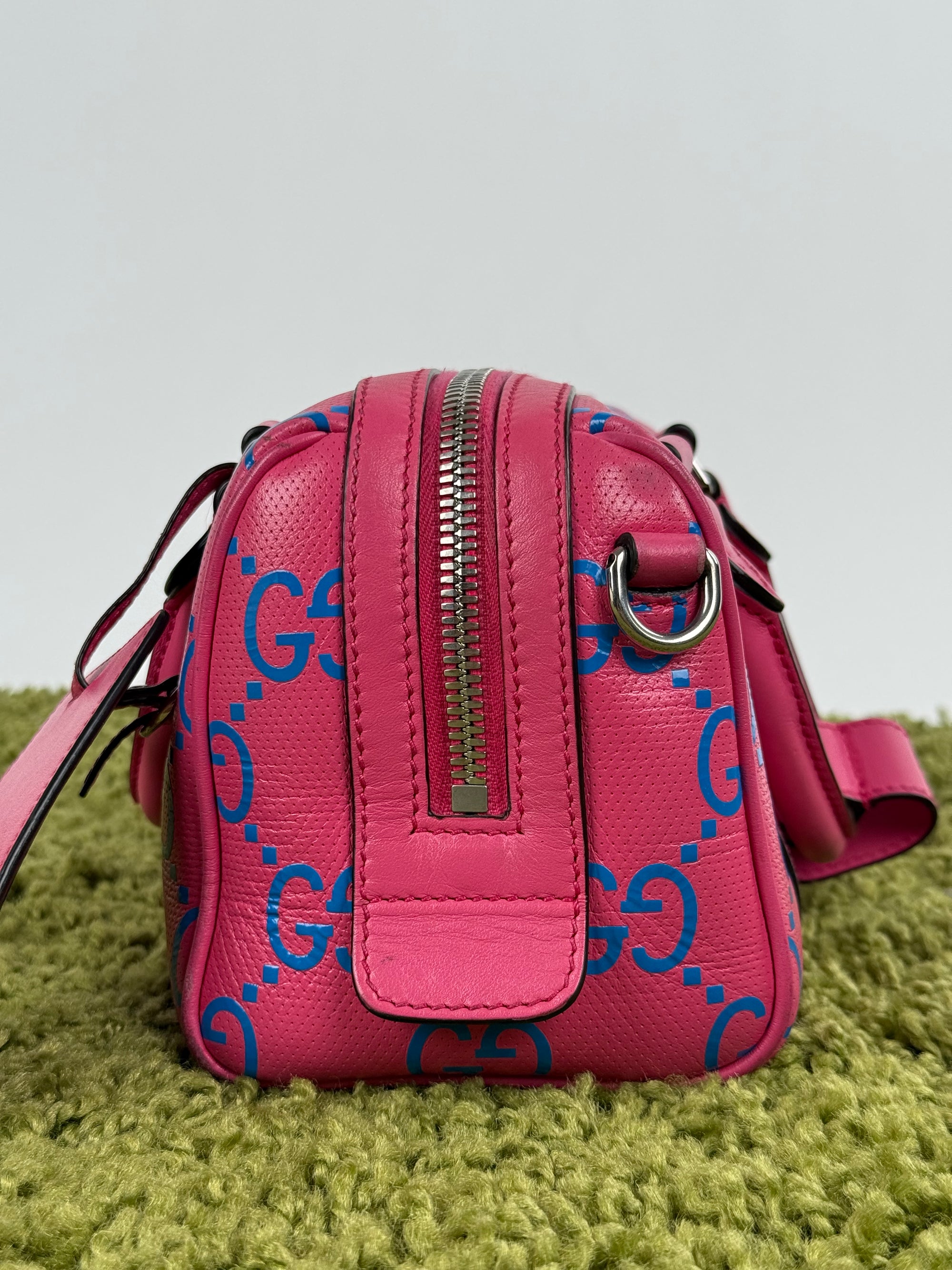 Borsa Boston Gucci Rosa Multicolor