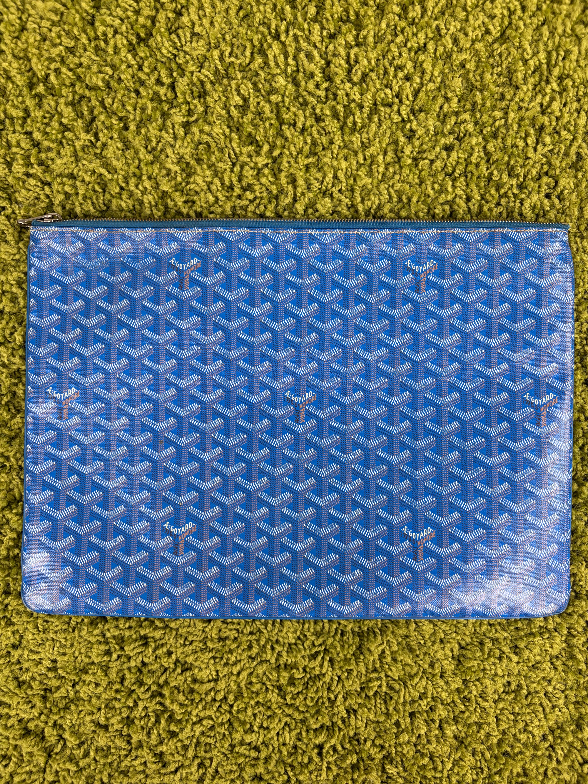 Pochette Goyard blu