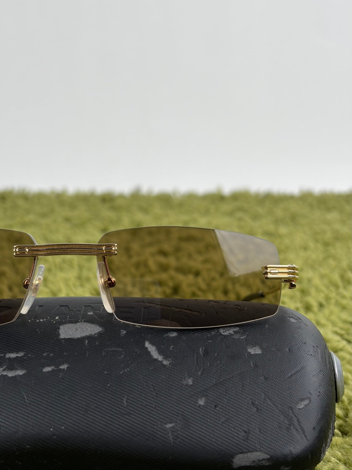 Occhiali da sole Rimless Cartier CT0271S oro - Second Hand Di Fiore
