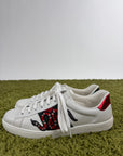 Gucci ace Size 6=40 calza 40.5 bianche verdi e rosse