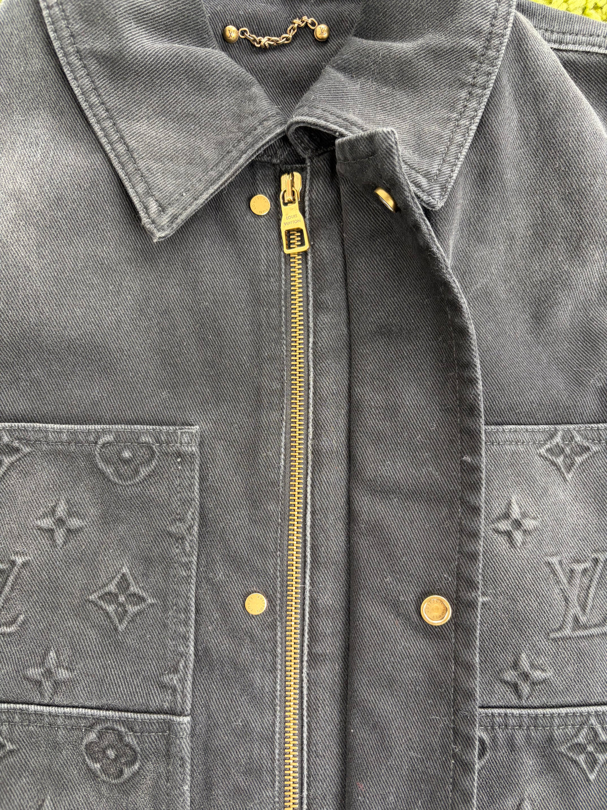 Giacca Louis Vuitton Carpenter Monogram Nera 48
