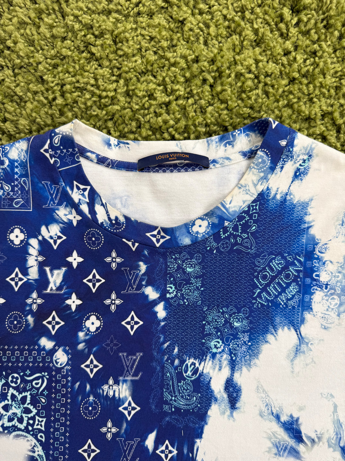 T-Shirt Louis Vuitton Monogram azzurro Multicolor XXL