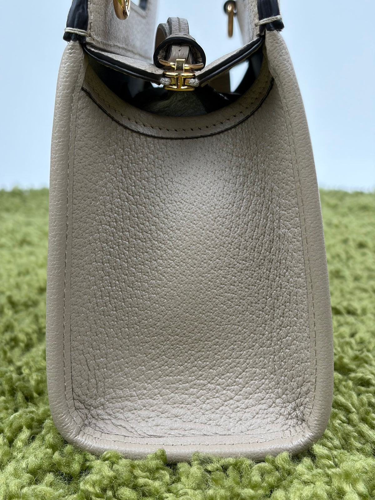 Borsa Gucci Ophidia Cut Out Handle Tote Beige