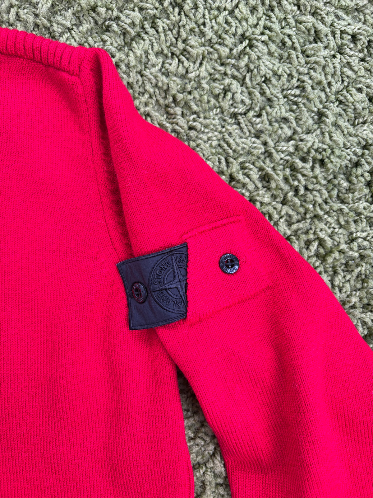 Maglione a collo alto dolce vita Stone Island Rosso L
