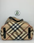 Borsa Burberry beige e verde
