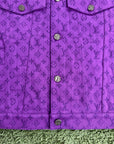 Giacca Monogram in denim Viola Louis Vuitton 54