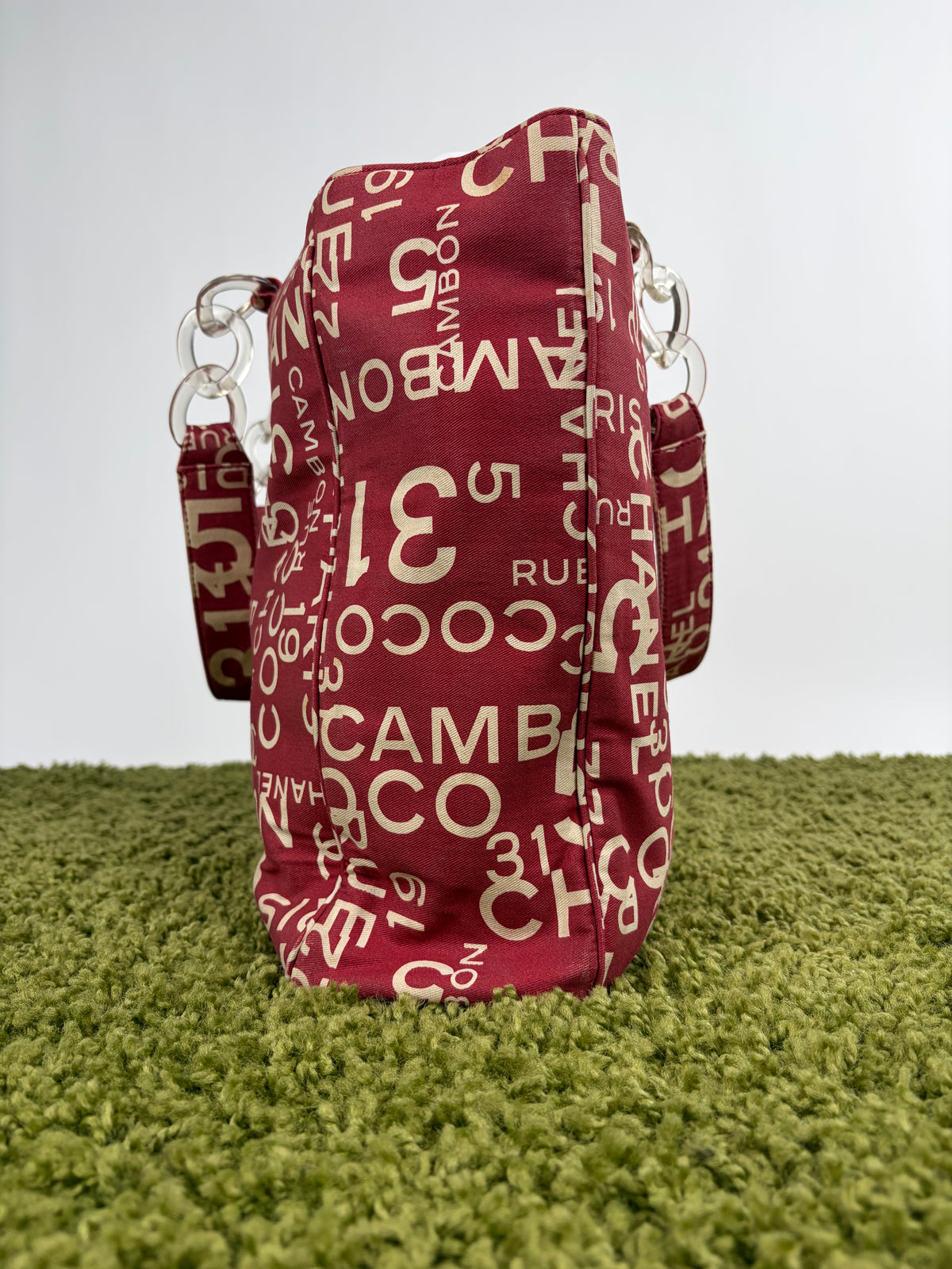 Borsa tote vintage Chanel 31 Rue cambon Rosso