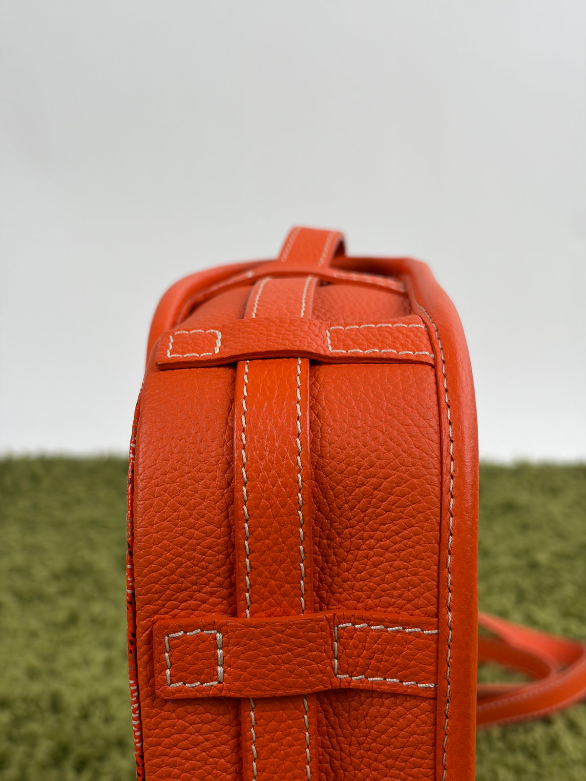 Borsa Goyard Belvedere PM in tela Goyardine Arancione